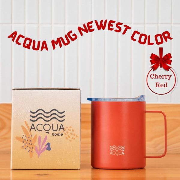 375 ml Cherry Red Acqua Mug