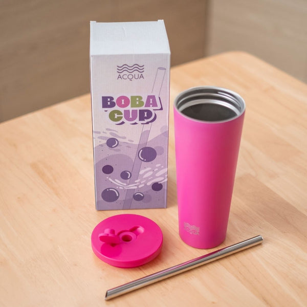 590 ml Barbie Pink Acqua Boba Cup