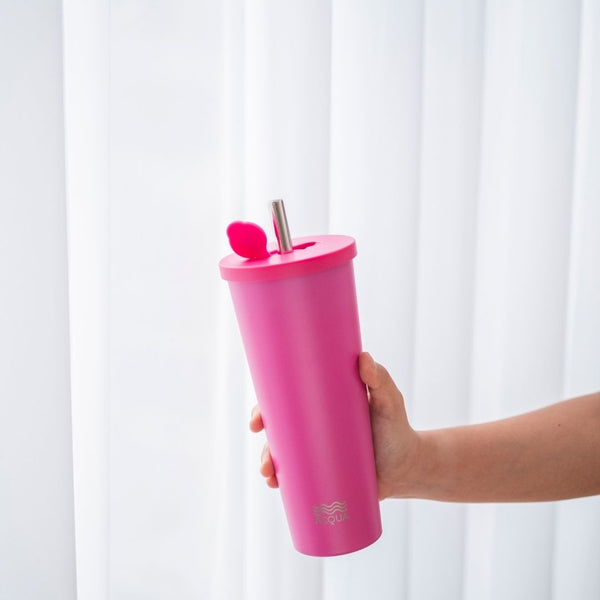 590 ml Barbie Pink Acqua Boba Cup