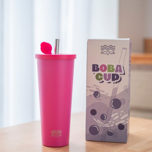 590 ml Barbie Pink Acqua Boba Cup
