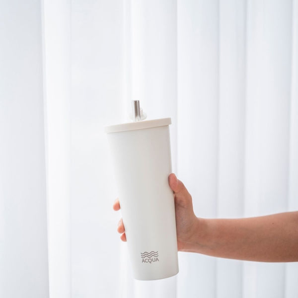 590 ml Cream White Acqua Boba Cup