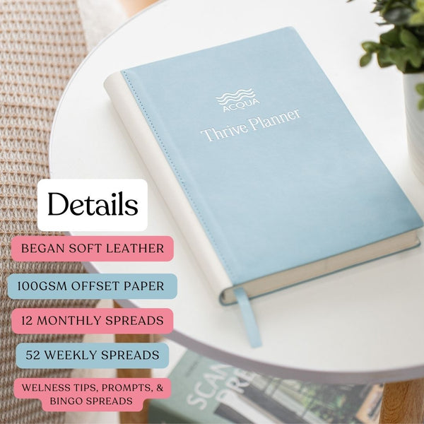 Acqua Thrive Planner Coastal Blue