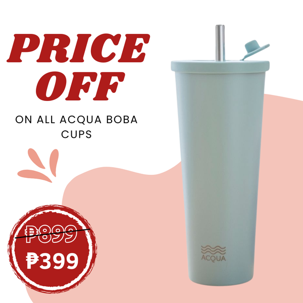 590 ml Sage Green Acqua Boba Cup