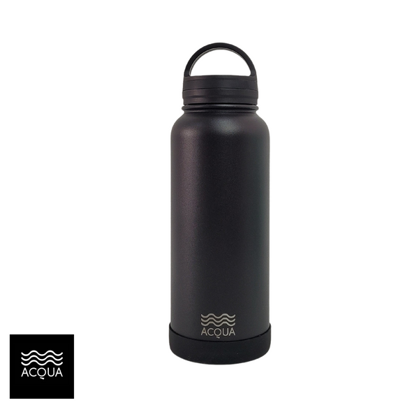 1 L Charcoal Black  Acqua Vacuum Flask